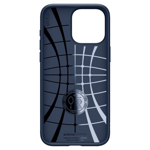 Spigen nakładka Liquid Air do iPhone 15 Pro 6,1" granatowa Spigen nakładka Liquid Air do iPhone 15 Pro 6,1" granatowa