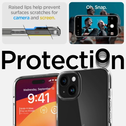 Spigen nakładka Liquid Crystal do iPhone 15 6,1" crystal clear Spigen nakładka Liquid Crystal do iPhone 15 6,1" crystal clear