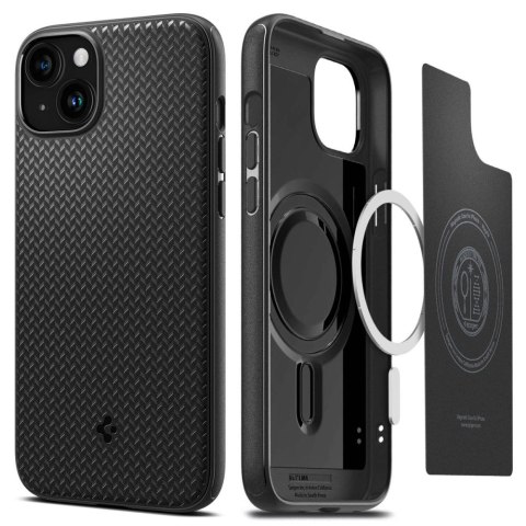 Spigen nakładka Mag Armor Magsafe do iPhone 15 6,1" matowa czarna