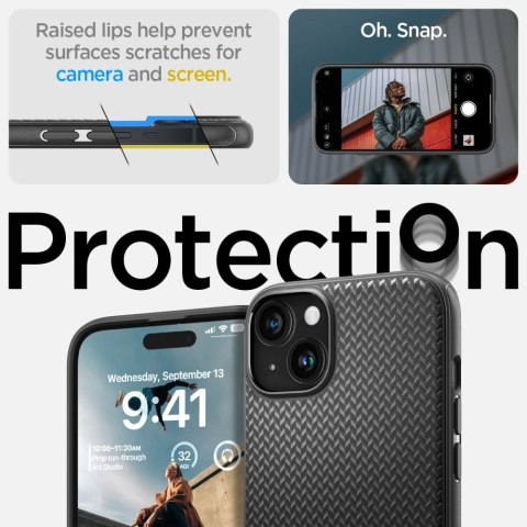 Spigen nakładka Mag Armor Magsafe do iPhone 15 6,1" matowa czarna