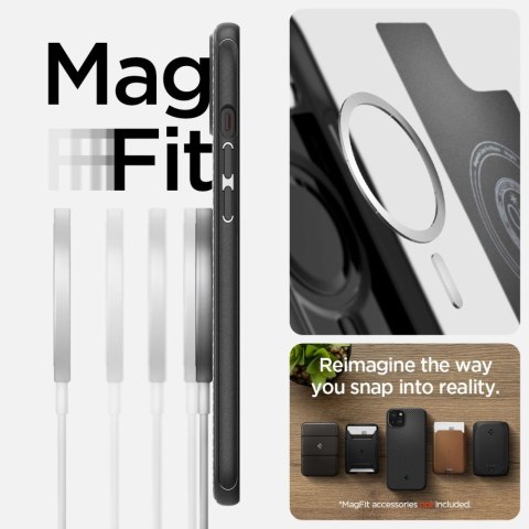 Spigen nakładka Mag Armor Magsafe do iPhone 15 6,1" matowa czarna