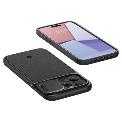 Spigen nakładka Optik Armor Mag Magsafe do iPhone 15 Pro Max 6,7" czarna Spigen nakładka Optik Armor Mag Magsafe do iPhone 15 Pro Max 6,7" czarna