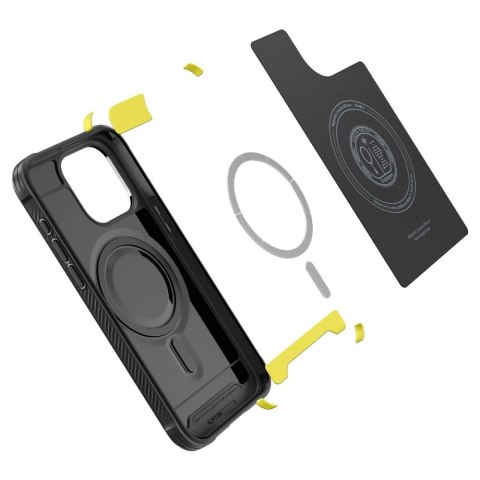 Spigen nakładka Rugged Armor Mag Magsafe do iPhone 15 Pro Max 6,7" matowa czarna