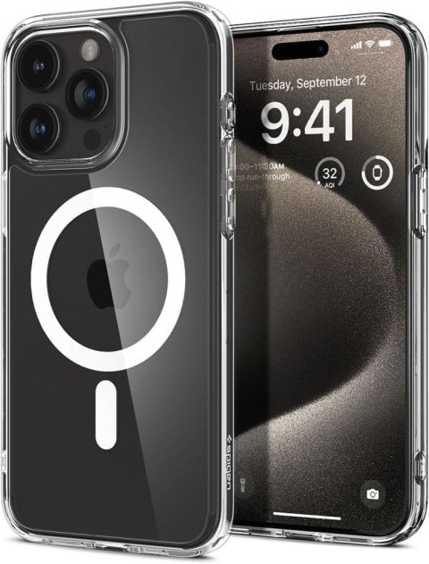 Spigen nakładka Ultra Hybrid Magsafe do iPhone 15 Pro 6,1" biała Spigen nakładka Ultra Hybrid Magsafe do iPhone 15 Pro 6,1" biała