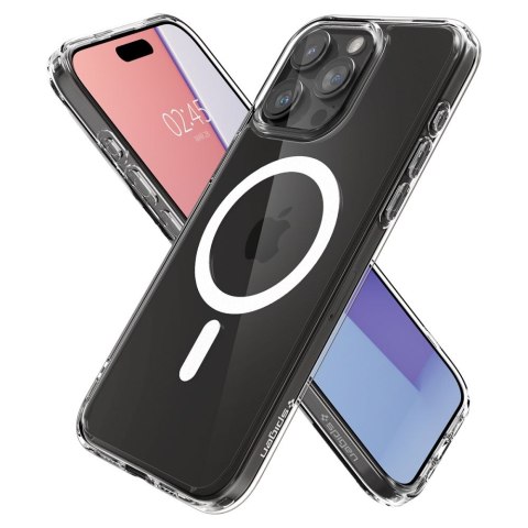 Spigen nakładka Ultra Hybrid Magsafe do iPhone 15 Pro 6,1" biała Spigen nakładka Ultra Hybrid Magsafe do iPhone 15 Pro 6,1" biała