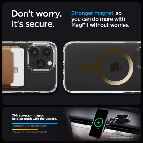Spigen nakładka Ultra Hybrid Magsafe do iPhone 15 Pro 6,1" gold