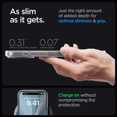 Spigen nakładka Ultra Hybrid Magsafe do iPhone 15 Pro Max 6,7" biała