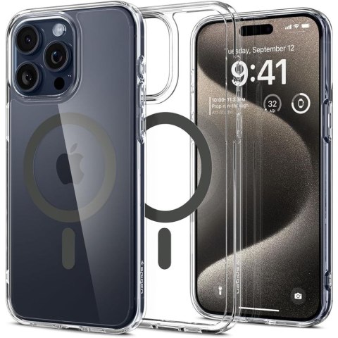Spigen nakładka Ultra Hybrid Magsafe do iPhone 15 Pro Max 6,7" grafitowa Spigen nakładka Ultra Hybrid Magsafe do iPhone 15 Pro Max 6,7" grafitowa