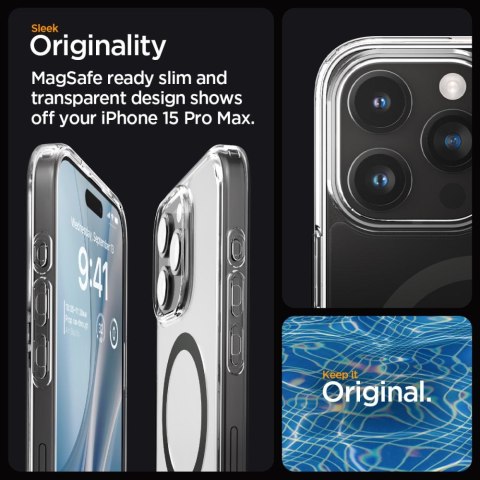Spigen nakładka Ultra Hybrid Magsafe do iPhone 15 Pro Max 6,7" grafitowa Spigen nakładka Ultra Hybrid Magsafe do iPhone 15 Pro Max 6,7" grafitowa