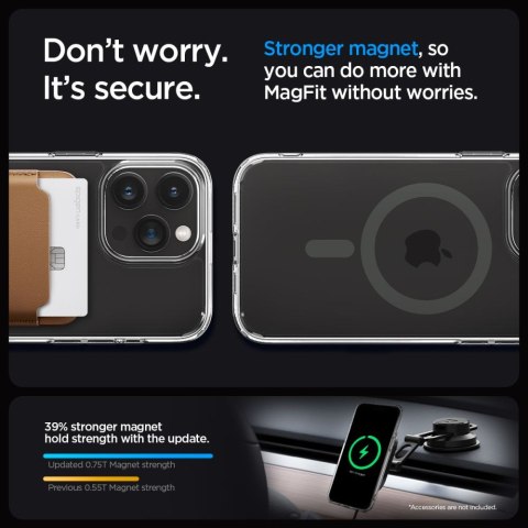 Spigen nakładka Ultra Hybrid Magsafe do iPhone 15 Pro Max 6,7" grafitowa Spigen nakładka Ultra Hybrid Magsafe do iPhone 15 Pro Max 6,7" grafitowa