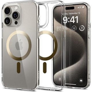 Spigen nakładka Ultra Hybrid Magsafe do iPhone 15 Pro Max 6,7" złota