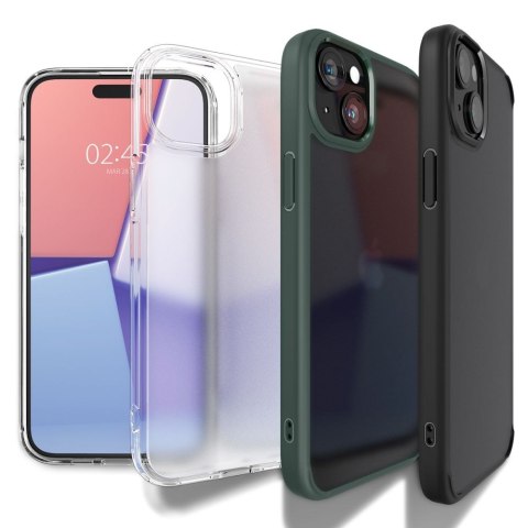 Spigen nakładka Ultra Hybrid do iPhone 15 6,1" frost czarna Spigen nakładka Ultra Hybrid do iPhone 15 6,1" frost czarna