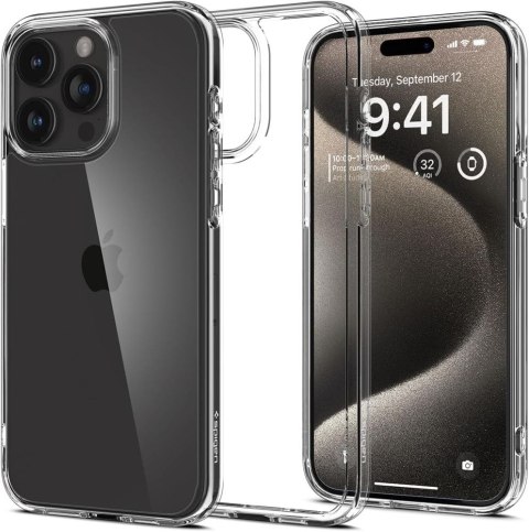 Spigen nakładka Ultra Hybrid do iPhone 15 Pro 6,1" crystal clear Spigen nakładka Ultra Hybrid do iPhone 15 Pro 6,1" crystal clear