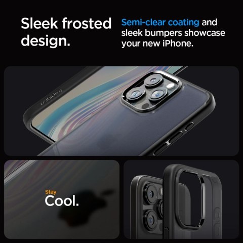 Spigen nakładka Ultra Hybrid do iPhone 15 Pro 6,1" frost czarna Spigen nakładka Ultra Hybrid do iPhone 15 Pro 6,1" frost czarna