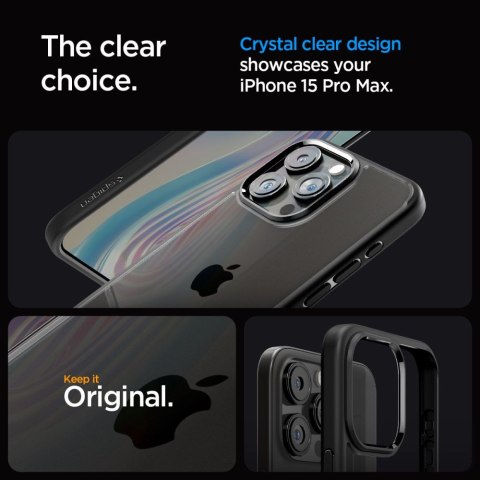 Spigen nakładka Ultra Hybrid do iPhone 15 Pro Max 6,7" matowa czarna