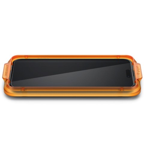 Spigen szkło hartowane ALM GLASS FC 2-PACK do iPhone 15 Pro Max 6,7" czarna Spigen szkło hartowane ALM GLASS FC 2-PACK do iPhone 15 Pro Max 6,7" czarna