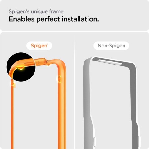 Spigen szkło hartowane ALM GLASS FC 2-PACK do iPhone 15 Pro Max 6,7" czarna Spigen szkło hartowane ALM GLASS FC 2-PACK do iPhone 15 Pro Max 6,7" czarna