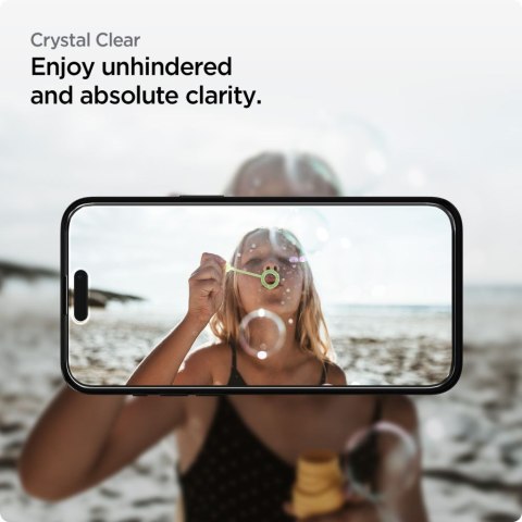 Spigen szkło hartowane ALM GLASS FC 2-PACK do iPhone 15 Pro Max 6,7" czarna Spigen szkło hartowane ALM GLASS FC 2-PACK do iPhone 15 Pro Max 6,7" czarna