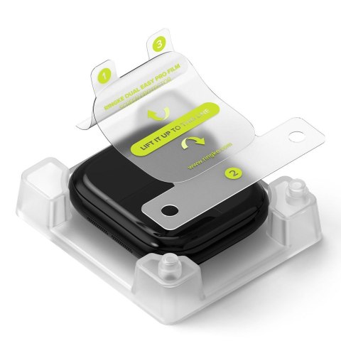 FOLIA OCHRONNA RINGKE DUAL EASY PRO 2-PACK APPLE WATCH 10 / 11 (42 MM) CLEAR