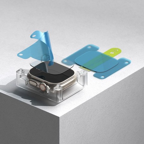 SZKŁO HARTOWANE RINGKE EASY SLIDE APPLE WATCH ULTRA 1 / 2 / 3 (49 MM) CLEAR