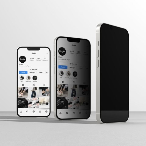 SZKŁO PRYWATYZUJĄCE RINGKE EASY SLIDE 2-PACK IPHONE 13 / 13 PRO / 14 / 16E PRIVACY