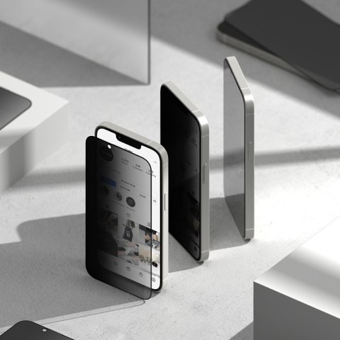 SZKŁO PRYWATYZUJĄCE RINGKE EASY SLIDE 2-PACK IPHONE 13 / 13 PRO / 14 / 16E PRIVACY