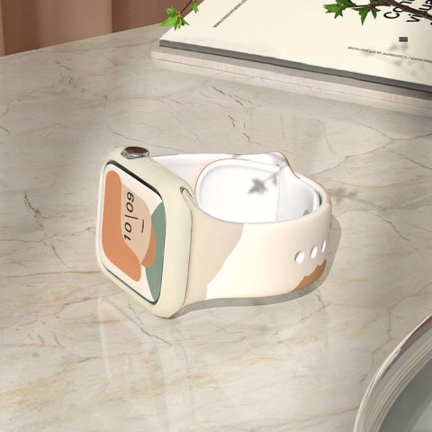 Silikonowy pasek Strap Moro bransoletka do zegarka opaska do Apple Watch 42 / 44 / 45 / 49 mm - wzór 1