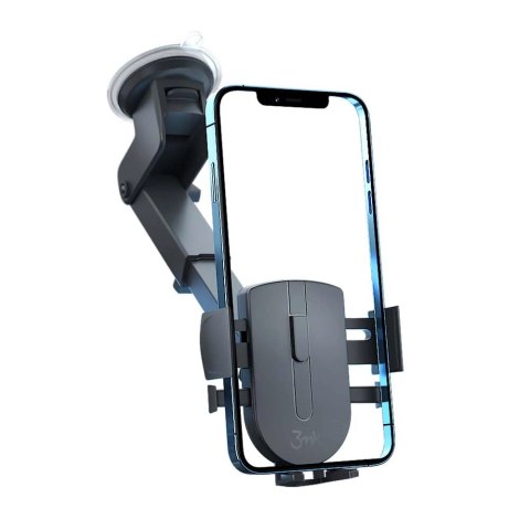 Uchwyt 3mk Twist Automatic Car Holder samochodowy z ładowarką indukcyjną na kokpit - czarny