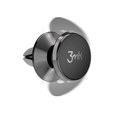 Uchwyt samochodowy 3mk Magnet Power Car Holder magnetyczny na kratkę nawiewu - czarny