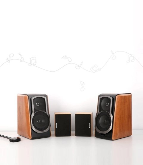 Ugreen adapter odbiornik Bluetooth 5.0 aptX 2RCA / 3,5 mm mini jack czarny (40759)