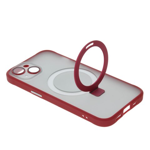 Nakładka Mag Ring do iPhone 14 Pro 6,1" czerwona