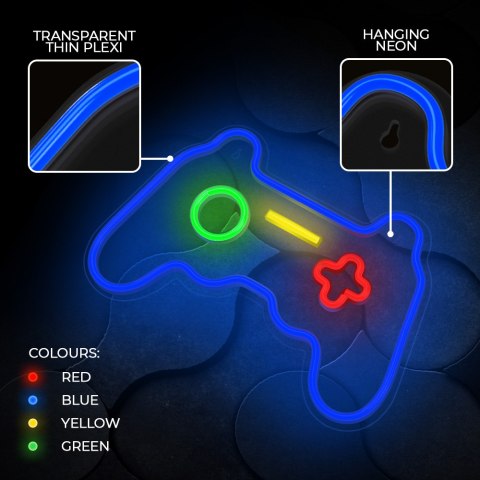 Neon PLEXI LED GAMEPAD multikolor FPNE03X Forever Light