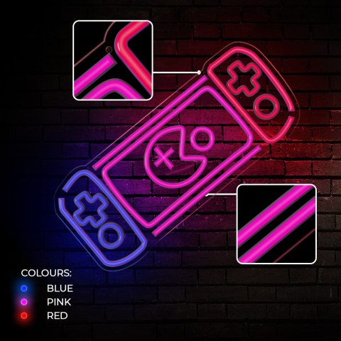 Neon PLEXI LED KONSOLA DO GIER multikolor FPNE27 Forever Light