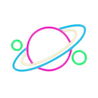 Neon PLEXI LED PLANET multikolor FPNE05X Forever Light