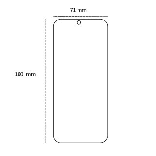 Szkło hartowane 2,5D do Honor X7B