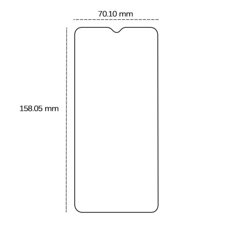 Szkło hartowane 2,5D do Motorola Moto E13 Szkło hartowane 2,5D do Motorola Moto E13