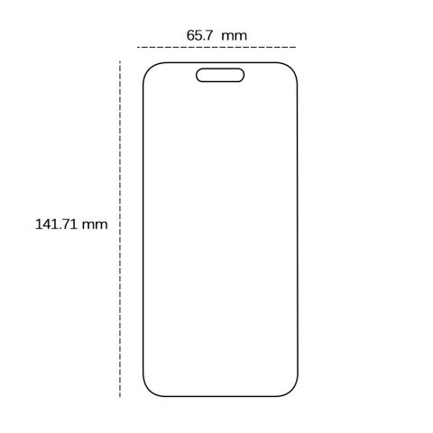 Szkło hartowane 2,5D do iPhone 15 6,1" / 16 6,1" Szkło hartowane 2,5D do iPhone 15 6,1" / 16 6,1"