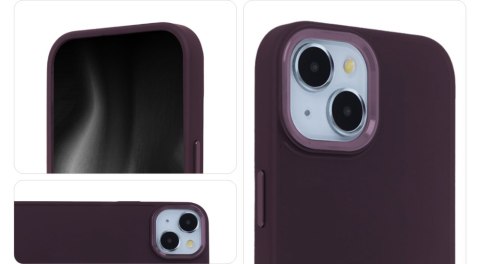 Nakładka Satin Elegant do iPhone 11 burgundowa