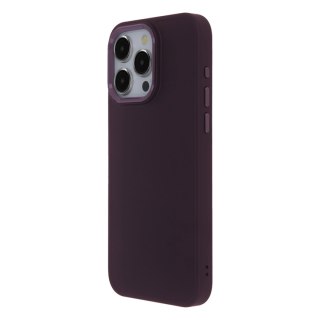 Nakładka Satin Elegant do iPhone 13 6,1" burgundowa