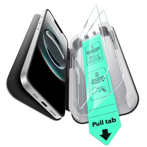 SZKŁO HARTOWANE ESR ULTRAFIT TEMPERED GLASS 2-PACK IPHONE 13 / 13 PRO / 14 / 16E CLEAR