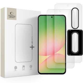 SZKŁO HARTOWANE TECH-PROTECT GLASS SET+ 3-PACK GALAXY A36 / A56 5G CLEAR