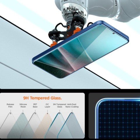 SZKŁO HARTOWANE SPIGEN GLAS.TR "EZ FIT PRO" GALAXY S25 EDGE CLEAR