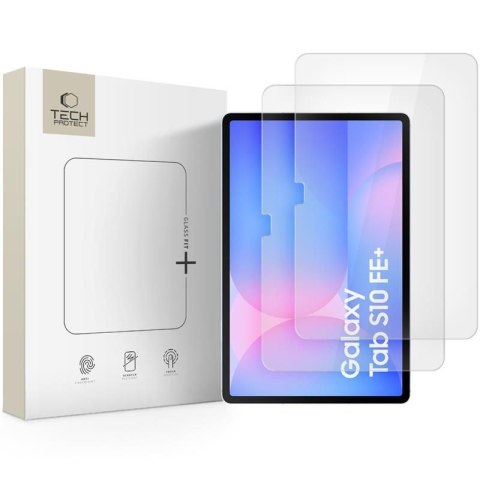 SZKŁO HARTOWANE TECH-PROTECT GLASS FIT+ 2-PACK GALAXY TAB S10 FE+ PLUS 13.1 X620 / X626B CLEAR