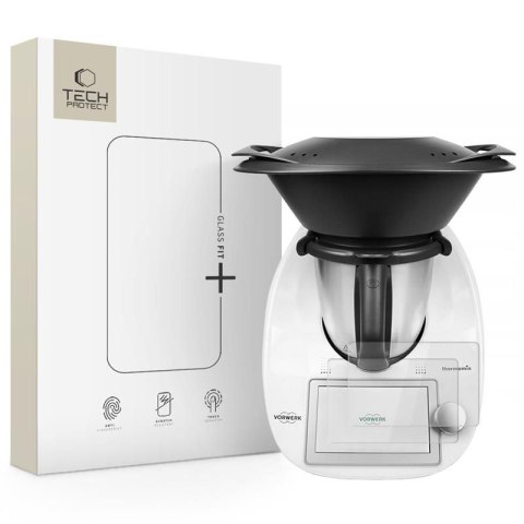 SZKŁO HARTOWANE TECH-PROTECT GLASS FIT+ 2-PACK THERMOMIX TM6 CLEAR
