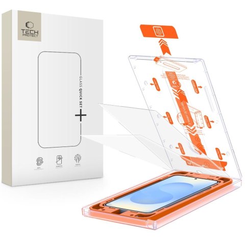 SZKŁO HARTOWANE TECH-PROTECT QUICK SET+ 2-PACK GALAXY S24+PLUS / S25+ PLUS CLEAR