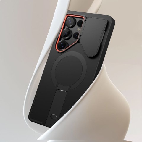 TECH-PROTECT KEVLAR AURA MAGSAFE GALAXY S25 ULTRA BLACK/ORANGE