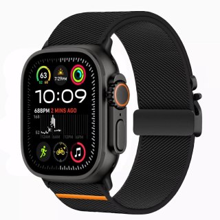 TECH-PROTECT NYLON CLASP APPLE WATCH 8 / 9 / 10 / 11 / SE / ULTRA (44 / 45 / 46 / 49 MM) BLACK