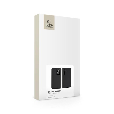 TECH-PROTECT SMART WALLET GALAXY S25 MATTE BLACK