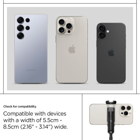 SPIGEN S541W BLUETOOTH SELFIE STICK TRIPOD BLACK