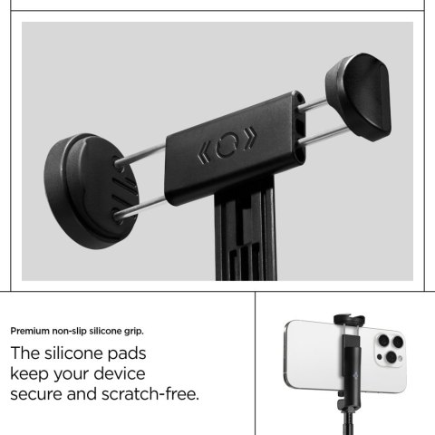 SPIGEN S541W BLUETOOTH SELFIE STICK TRIPOD BLACK